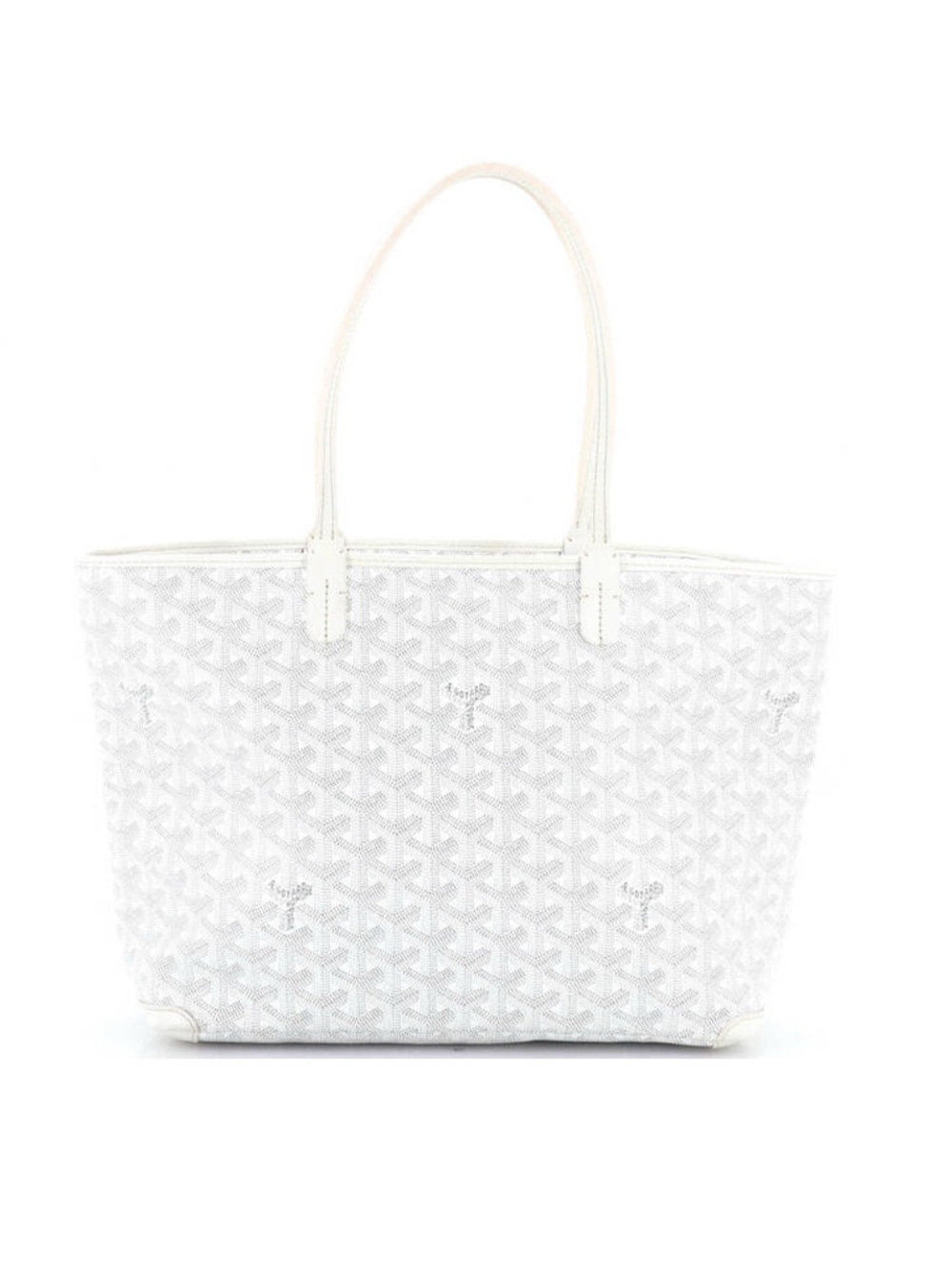Goyard White Coated Canvas Saint Louis Tote
